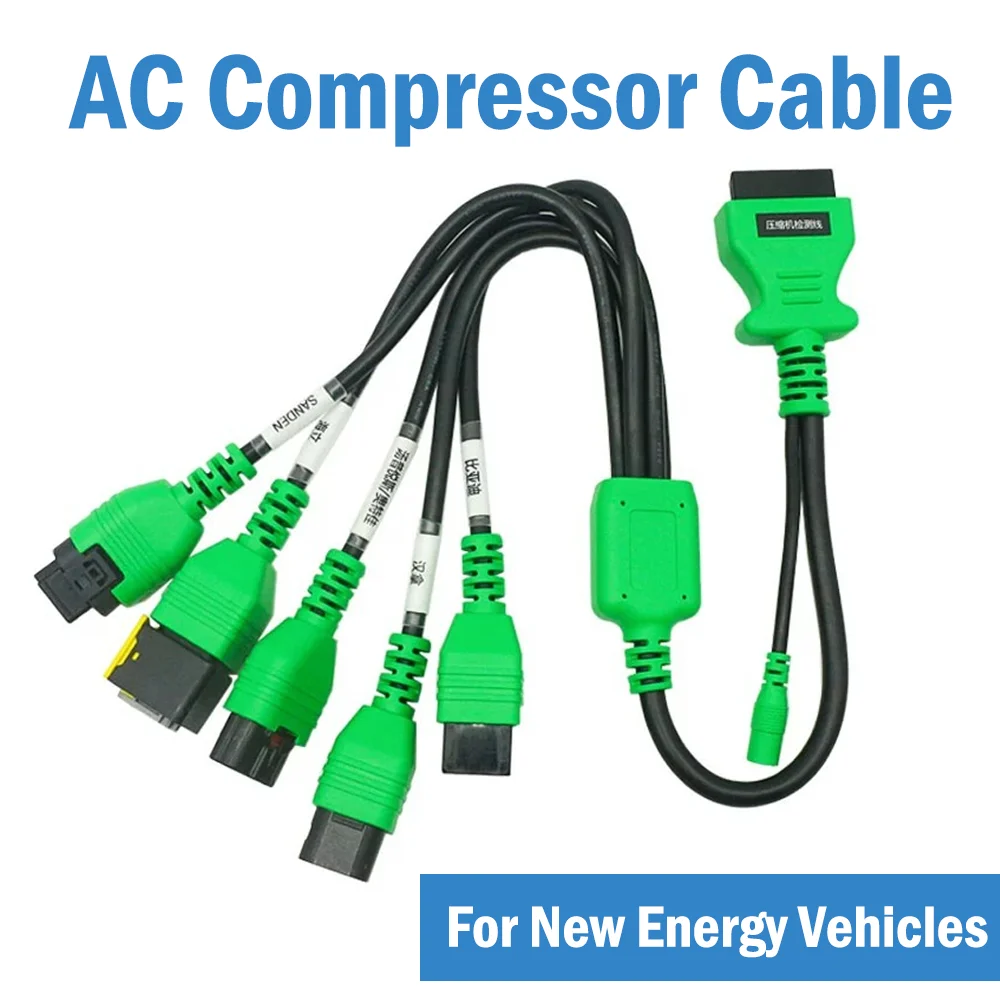 

Auto AC Compressor Test Cable Set Electric Vehicles Repair Tools Car Accessories For BYD Volvo Tesla Trumpchi Roewe Geely