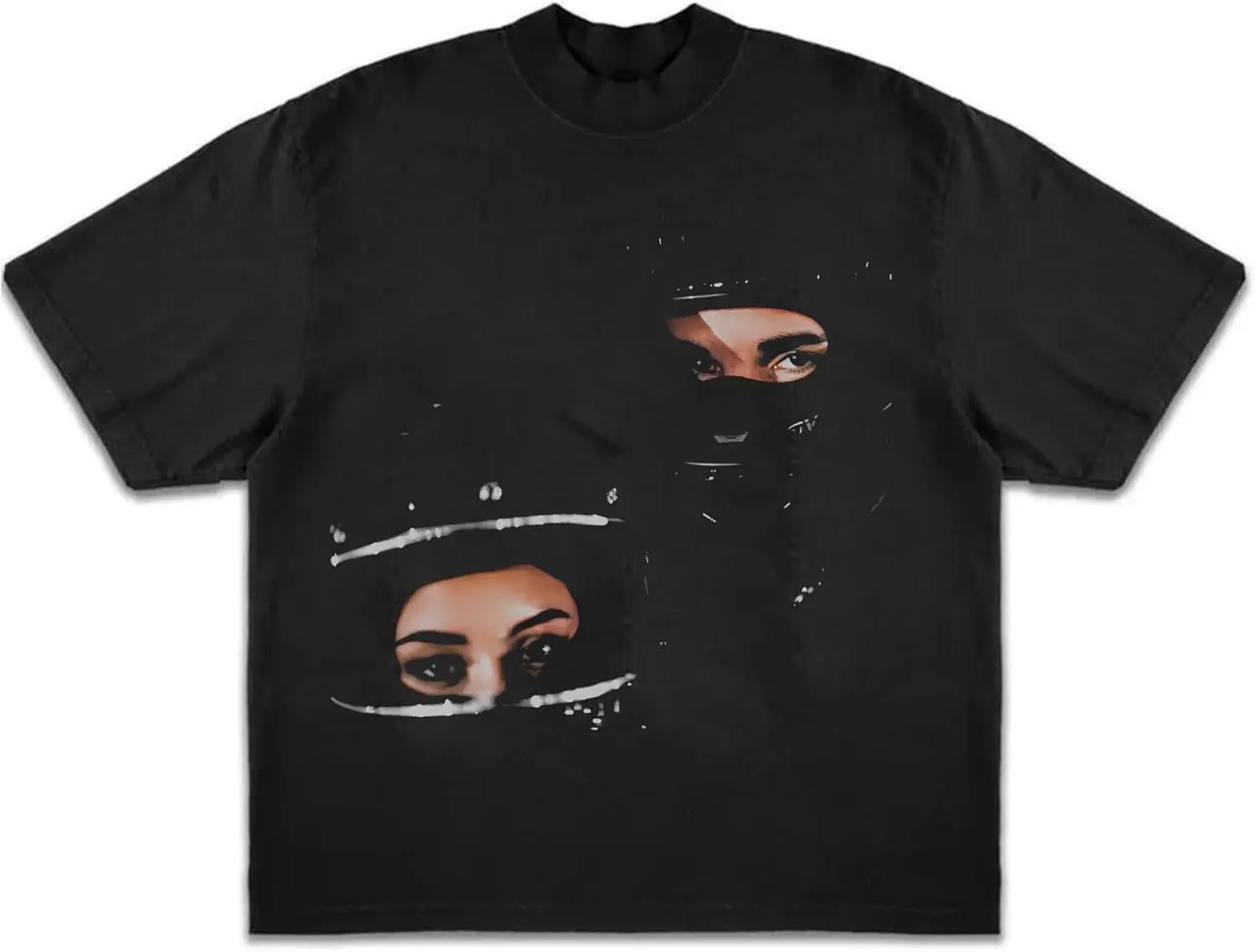 Vintage Rapper Graphic T-Shirt Retro Hip Hop Streetwear Oversized 2000S Rap Music Inspired Shirt 100% Cotton Trendy Y2K