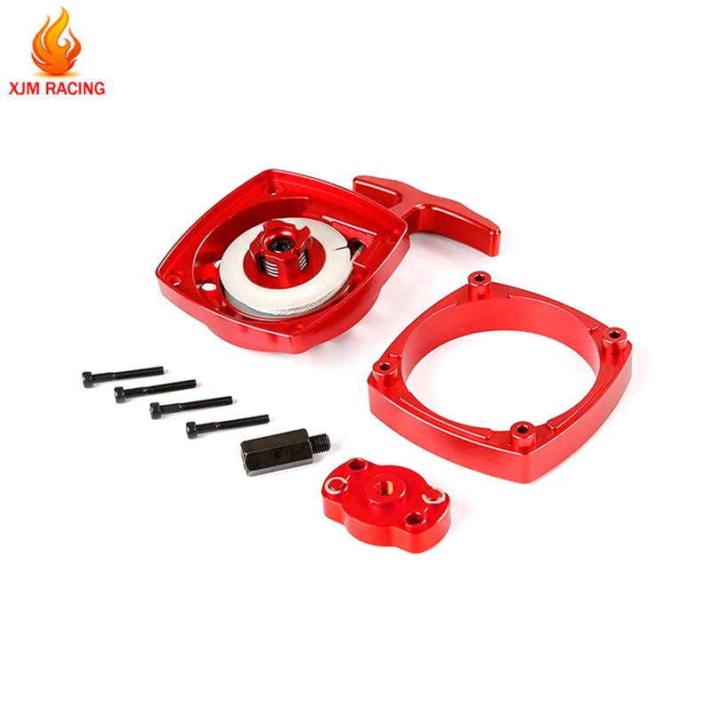 

Flywheel No Processing CNC Metal Easy Pull Starter with Turbine Dial Plate Set for 1/5 HPI ROVAN KM BAJA Losi 5T FG GoPed RedCat