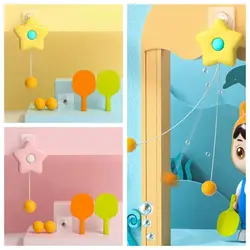 Coordinación mano-ojo interacción entre padres e hijos Prevención de miopía raquetas de Ping Pong colgantes entrenador de tenis de mesa