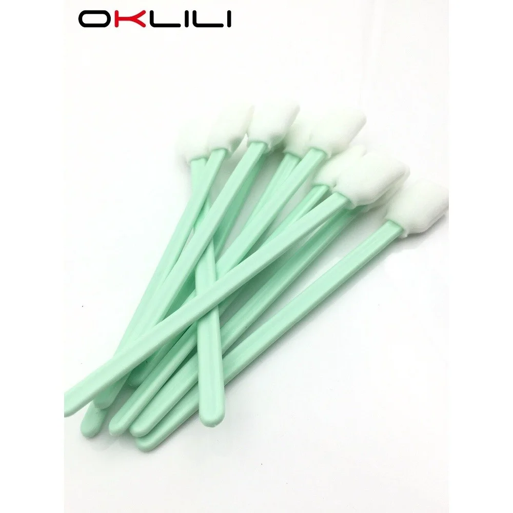 Solvent Cleaning Swab Sponge Cotton Applicator Foam Swabs UV DTF Printer Toner Cleaner Printhead Head Clean Rod Bud Stick