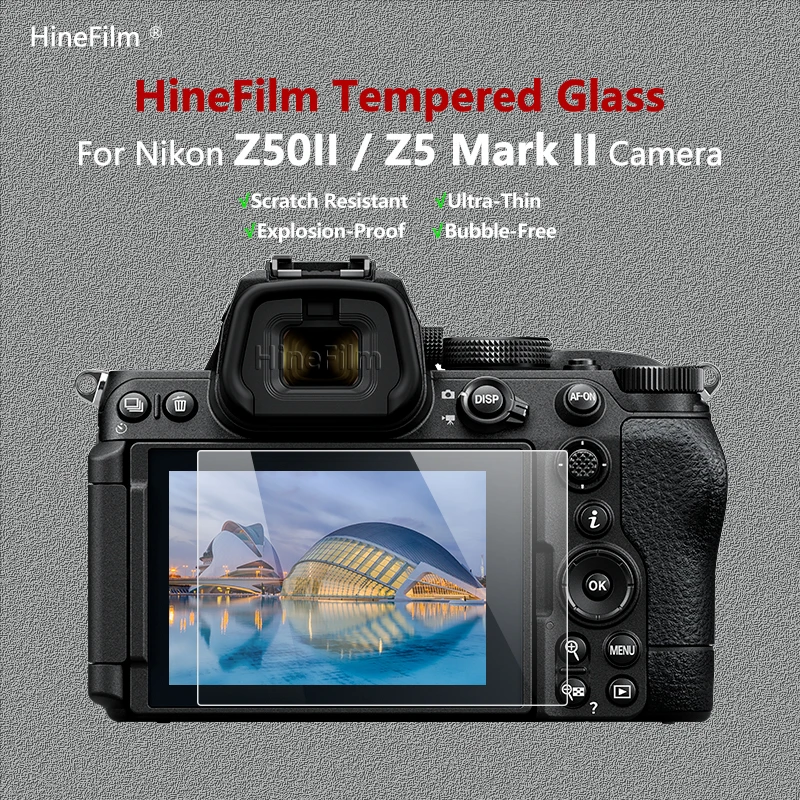 Hinefilm for Nikon Z5II Z50II  Camera Screen Protective Tempered Glass Z5 II Camera Screen Protector Z50 II Guard Cover Z52