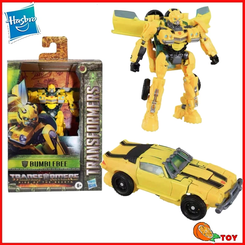 

Transformers Hasbro Movie 7 Rise of The Beasts Deluxe Bumblebee Model Robot Collection Action Figure Toy Gifts Hobby