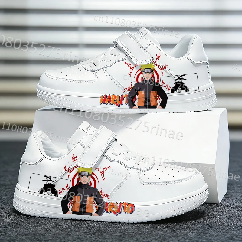 

Uzumaki Naruto Teenager Kids Anime Print Shoes Boys Girls Campus Fashion Design Soft Platform Durable Hiking Boots 7-18 Year Old