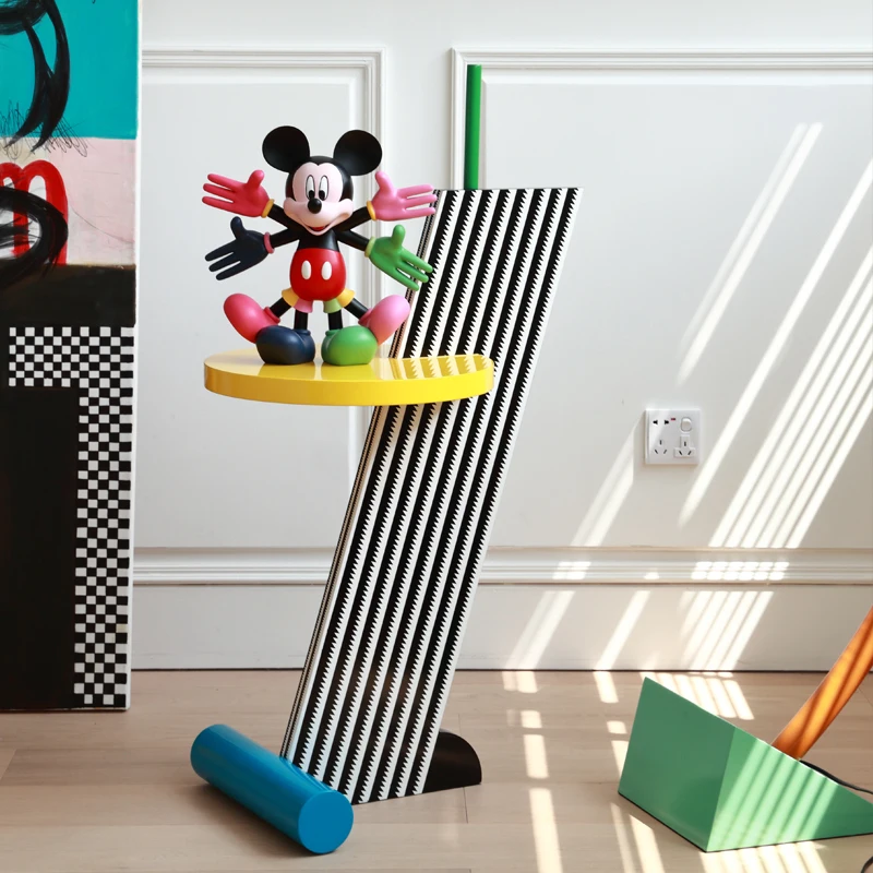 Small coffee table, light luxury, modern small unit art, rounded corners