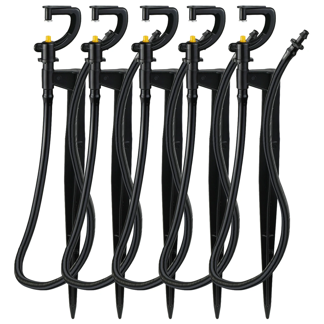 KESLA 5 шт., преломляющие микрополивочные разбрызгиватели для орошения, распылители на кольке 20 см, 1/4 дюйма, разъем для газона, фермы, теплицы, растения KESLA 5 шт., преломляющие микрополивочные разбрызгиватели для орошения, распылители на кольке 20 см, 1/4 дюйма, разъем для газона, фермы, теплицы, растения