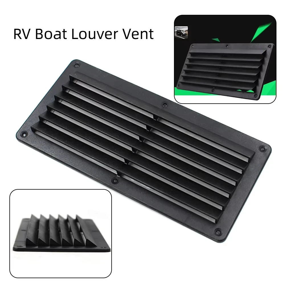 

Жалюзи для лодки вентиляционного отверстия для каравана для морского использования прибл. 264*126,5 мм, 6 монтажных отверстий, АБС-пластик, простая установка