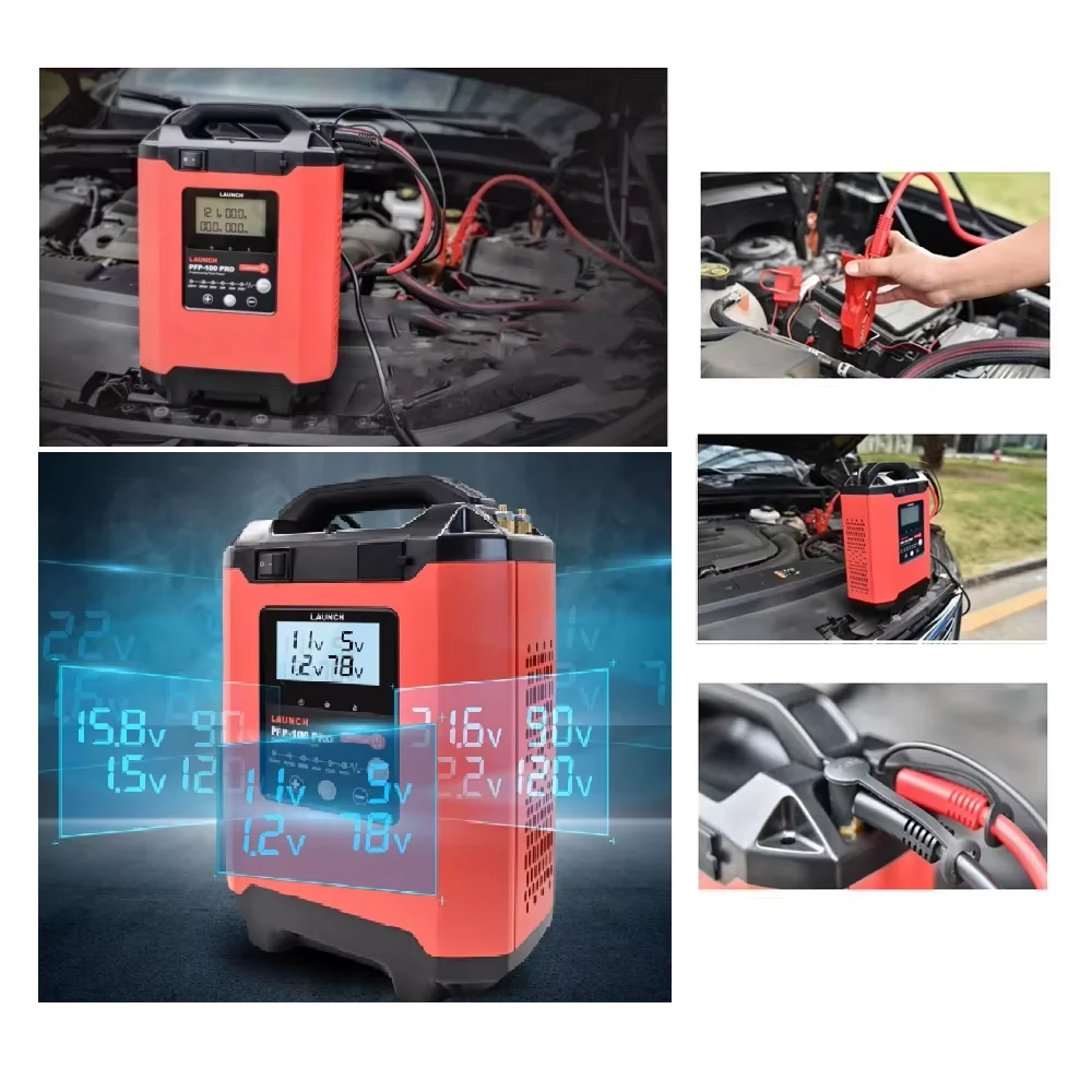 Auto X Launch PFP-100 PRO Auto Voltage Stabilizer Vehicle ECU Programming Battery Charger PFP100 PRO Programming Flash Power