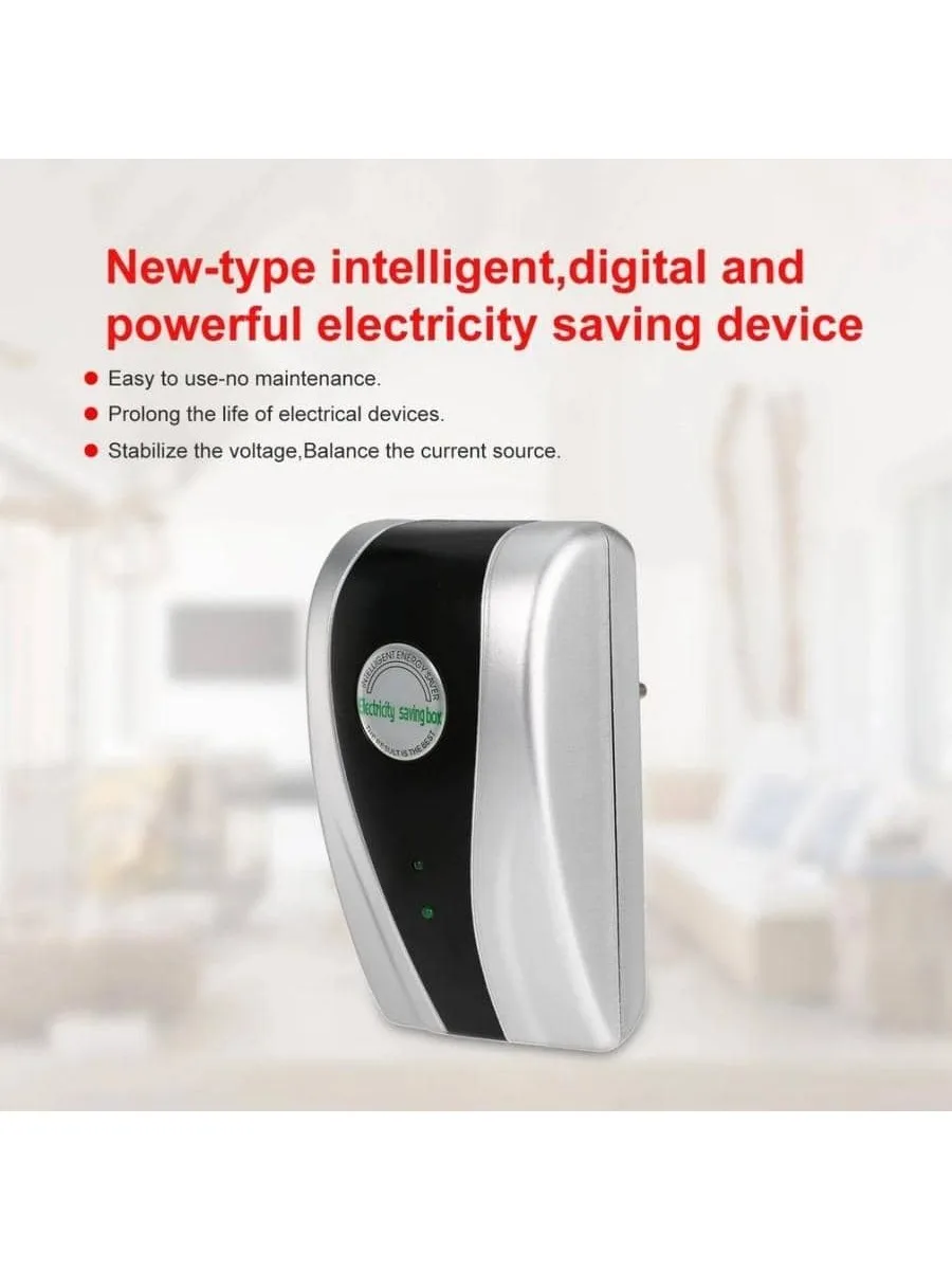 

EU plug 30KW Intelligent Energy Saver 90V-250V New-Type Power Electricity Saving Box Digital Powerful Electricity Saving Device