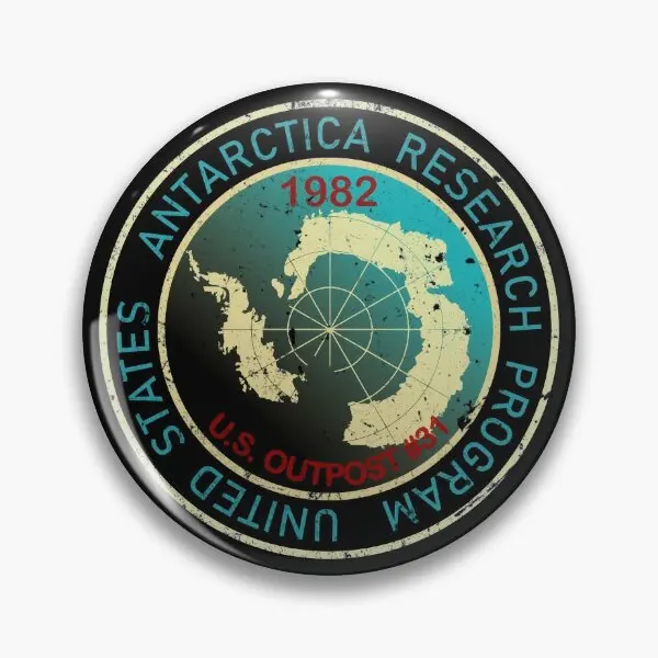 The Thing Antarctica Research Program Ou  Soft Button Pin Cartoon Lapel Pin Funny Creative Brooch Fashion Collar Clothes Cute