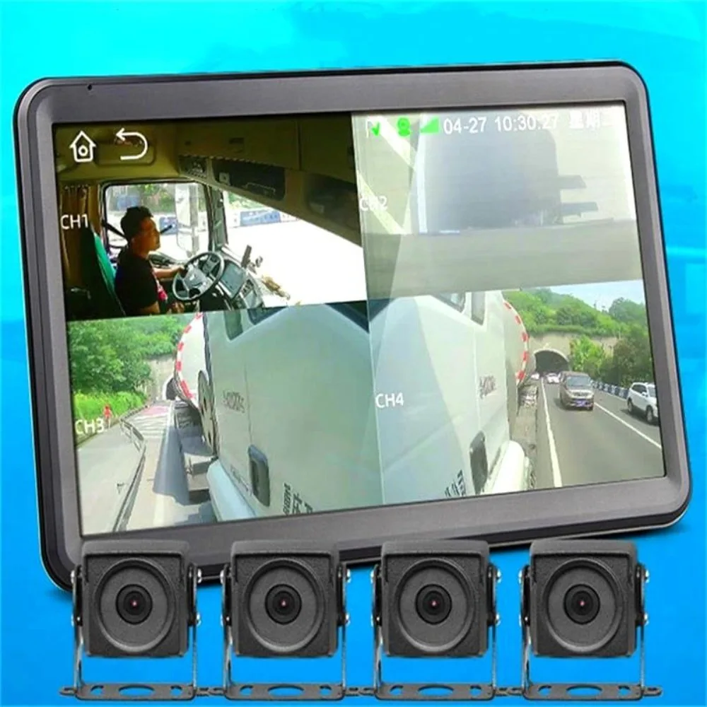 Factory Custom Made 4G WIFI GPS 5CH Commercial Vehicle Camera DVR System with AI ADAS DMS BSD MDVR