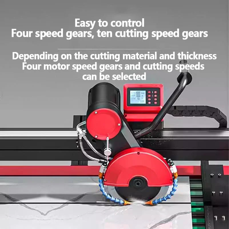 SHIJING 9201A-1200 Máquina de corte de azulejos de mesa multifuncional totalmente automática, faca de água Máquina de chanfrar 45 graus