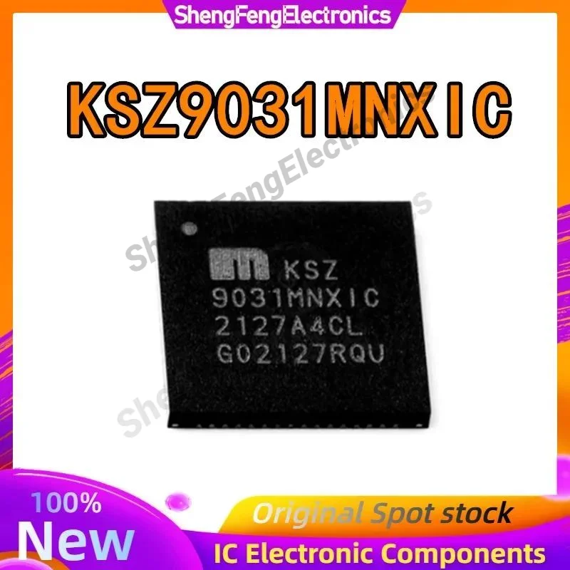 5PCS KSZ9031 KSZ9031MNXIC QFN48 MICORHCIP 100% New and Original