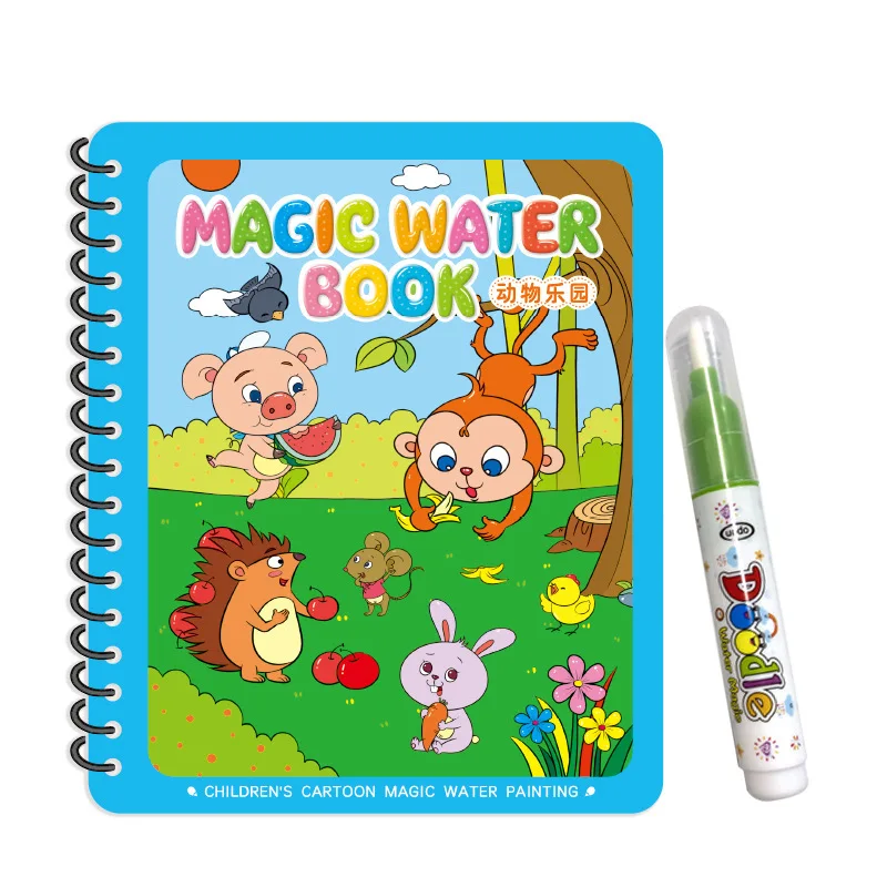 DIY Painting Magic Water Drawing Book for Kids Early Education Drawing Toys Reusable Coloring Books Montessori Education Toys