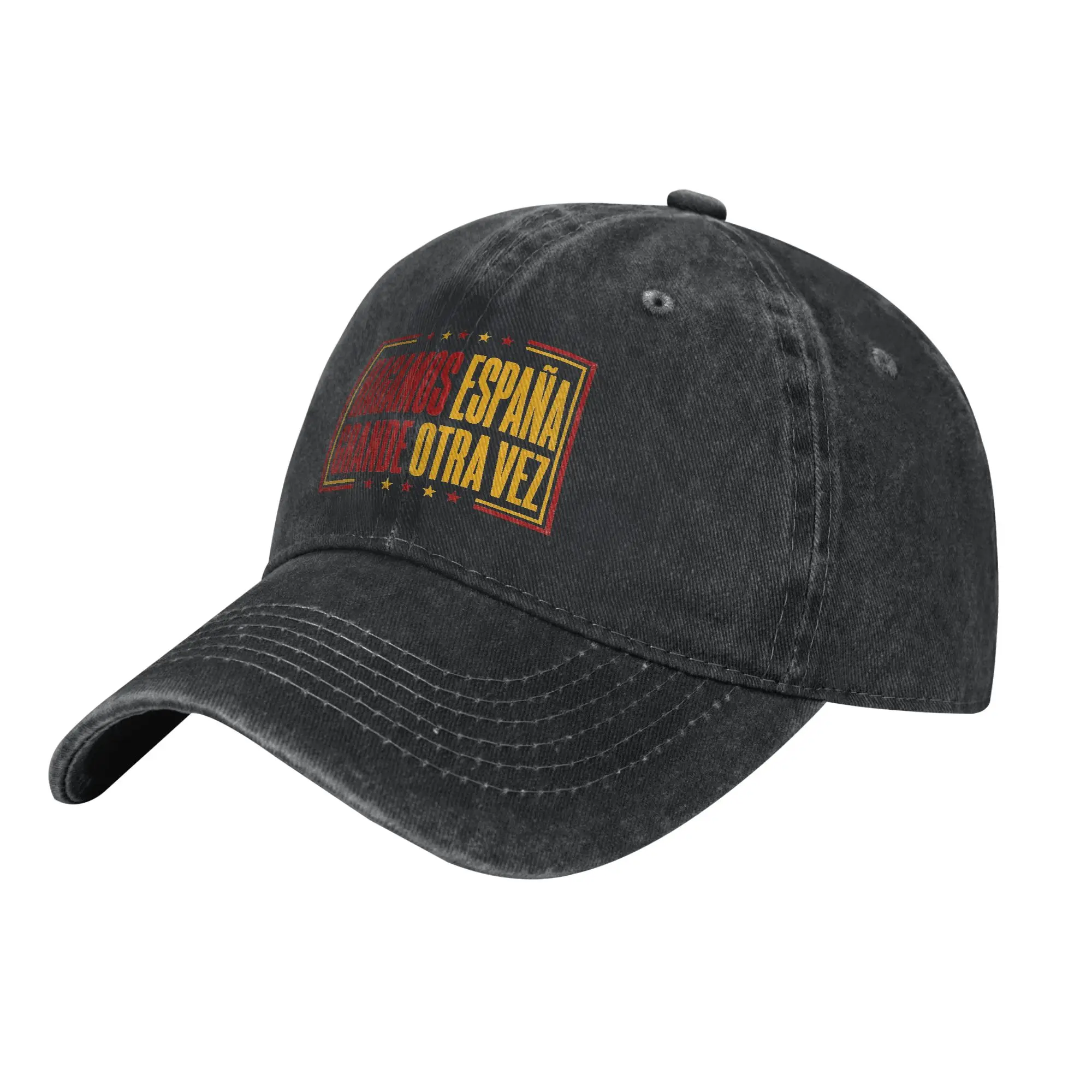 Unisex Make Spain Great Again  Caps Headwear Baseball Cap Vintage  Trucker Hats Adjustable