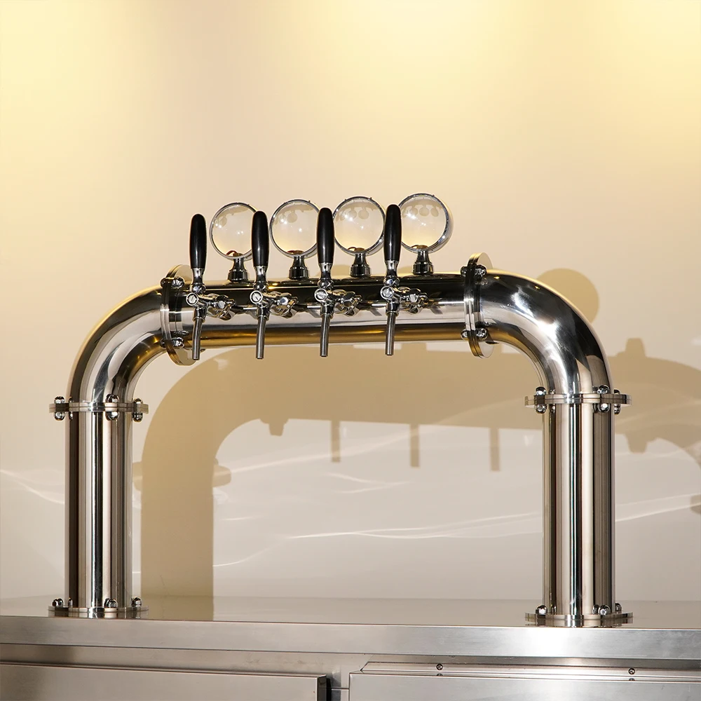 Máquina Dispensadora de Cerveja em Aço Inoxidável com Refrigeração a Ar, Refrigerador de Cerveja, Kegerator, Equipamento para Barril de Cerveja, Máquina de Resfriamento de Cerveja