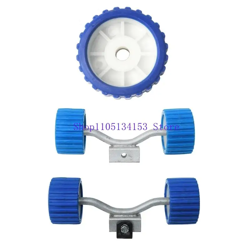 

Регулируемый комплект колес для прицепа для лодки с усиленной рамой из АБС-пластика и резиновыми поверхностями с защитой от царапин, оборудование для прицепа