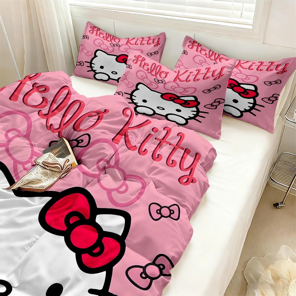 

Sanrio Hello Kitty Minimalist Quilt Cover is a comfortable and lightweight quilt cover suitable for all skin types.