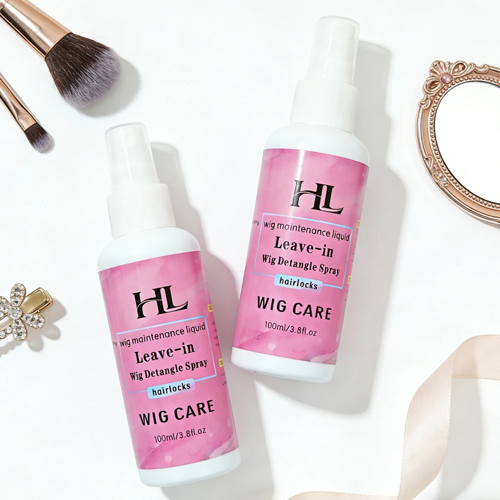 2Pcs 100ml Professional Quality Leave-In Wig Detangle Spray - Maintenance Liquid for Wig Care - Hair Care Product for Wigs