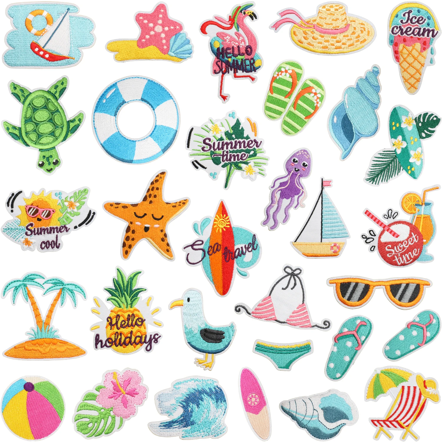 Phone Accessories Pictures - Yaz Saati Deniz 10 Adet Işlemeli