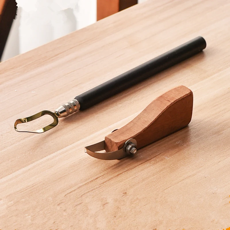 

Инструмент для лепки глины, керамика, керамика, сделай сам, деревянная ручка, кольцо, кольцевой скребок, нож для обрезки, полимерная глина, инструмент для моделирования скульптуры