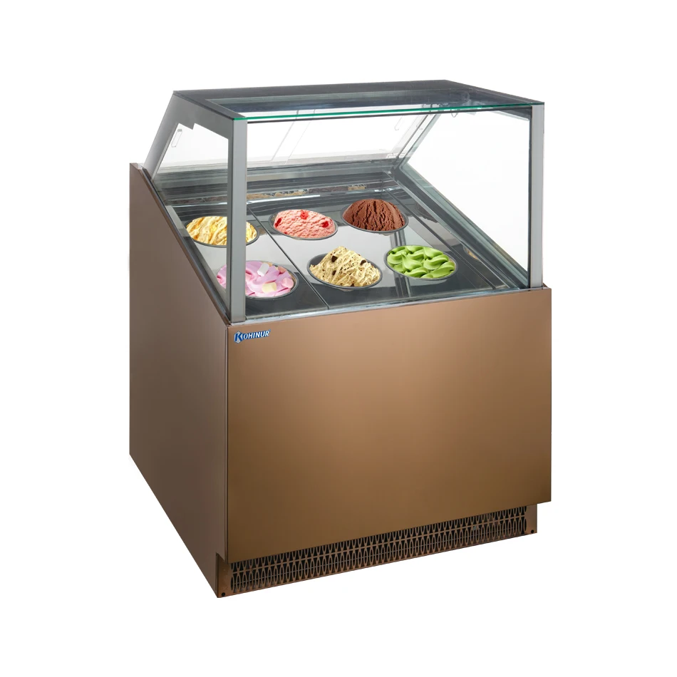 Bolandeng-Commercial Vertical Display Cabinet for Fresh Seafood, Half Multideck Refrigeration Equipment for Food Display