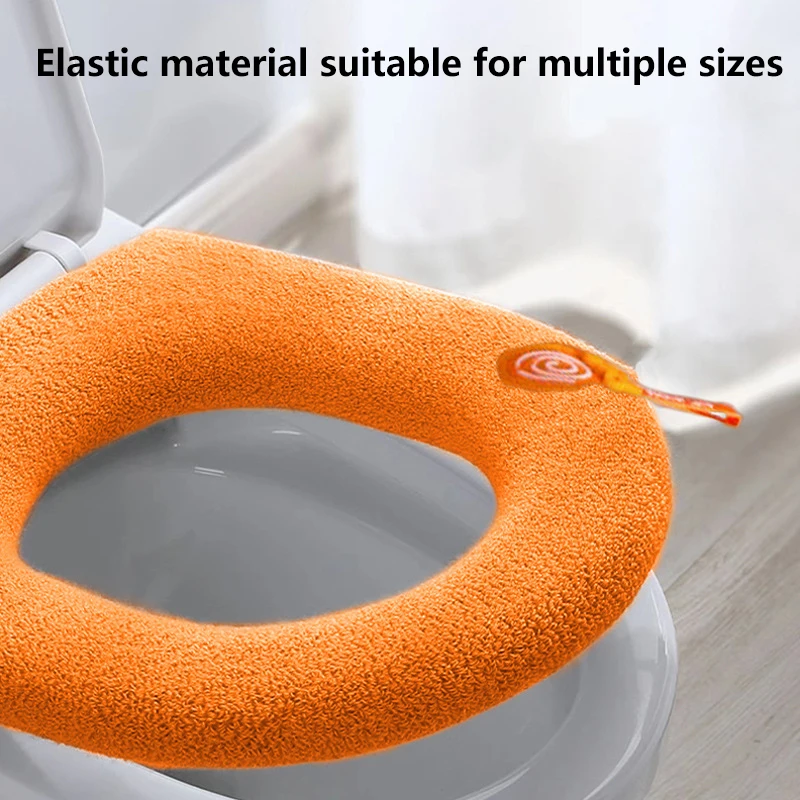 

Acrylic Washable Mat Home Decor Closestool Mat Seat Case Toilet Lid Cover Accessories Bathroom Home Toilet Seat Cover Warm Soft