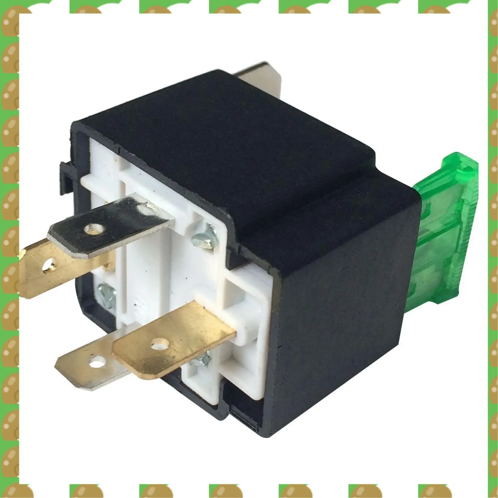 T36C 5X 4Pin DC12V 30A Sicherertes Ein/Aus Kfz-Sicherungsrelais mit Versicherungsdraht