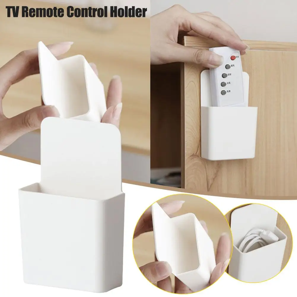 Wall Hanging Remote Control Storage Box Living Room Control Remote Box Rack Remote Camping Storage Conditioning Air TV W6L8