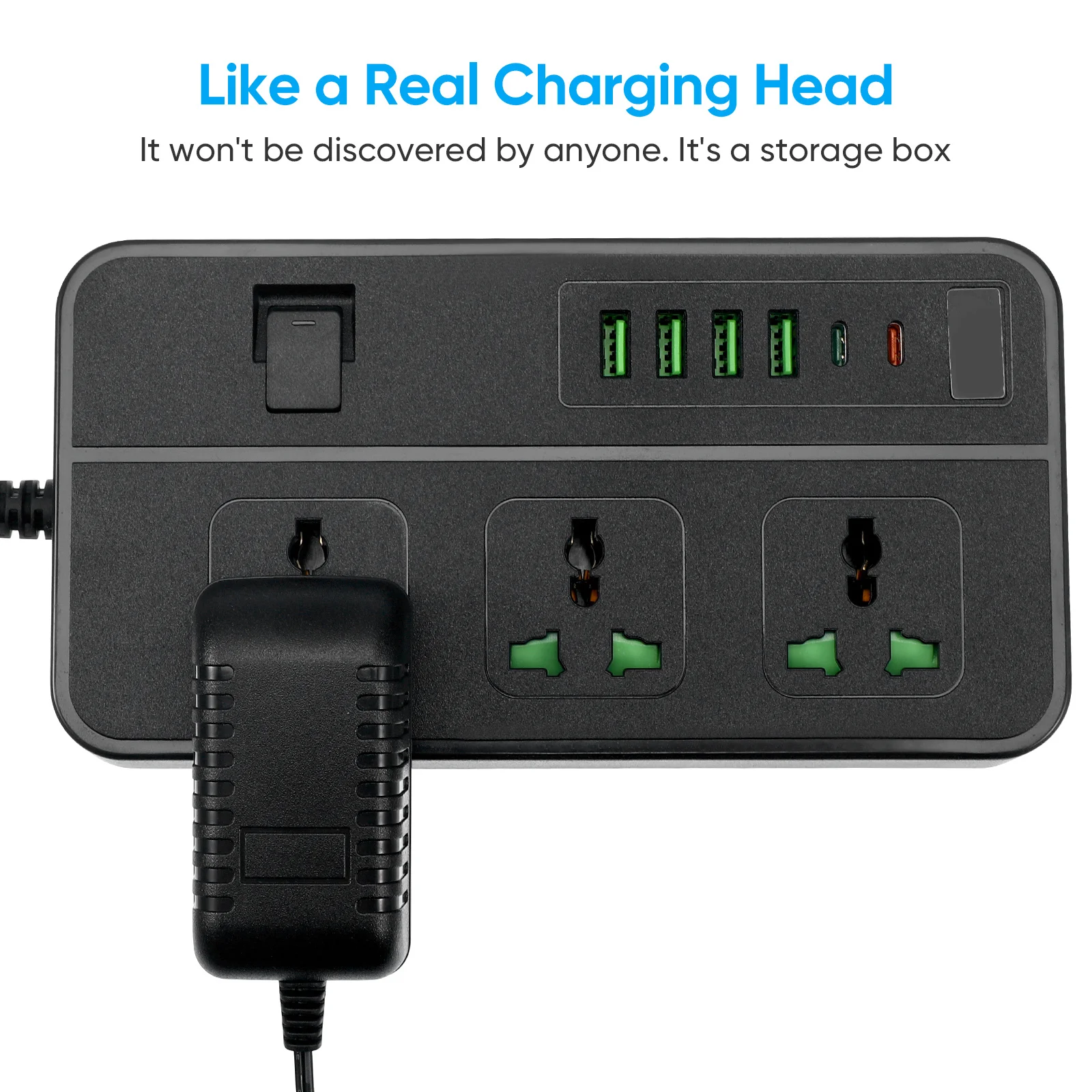 

Artificial Wall Plug Safe Storage Box Us Plug Hidden Holder Practical Cash Storage Container Small Item Organizer Space Saving