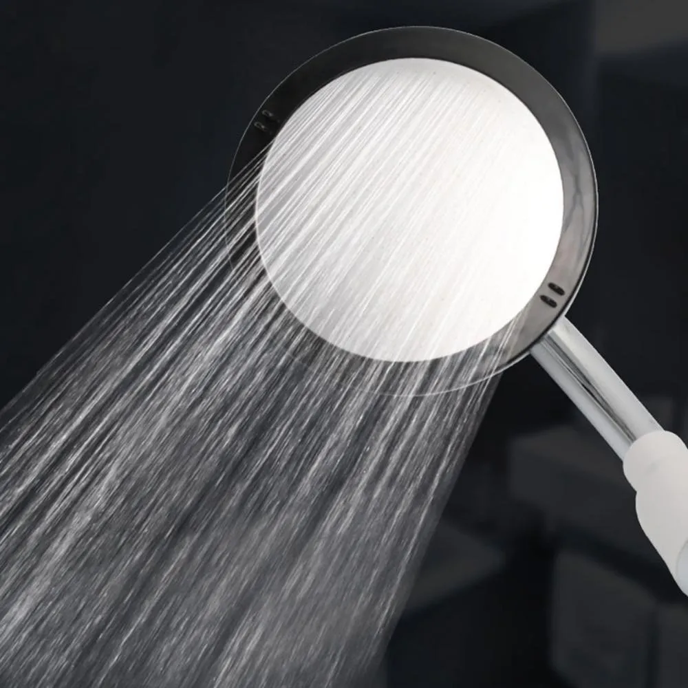 

6-дюймовые душевые насадки, технология под высоким давлением и мягким шлангом длиной 1,5 м, круглая насадка для душа, водосберегающая портативная