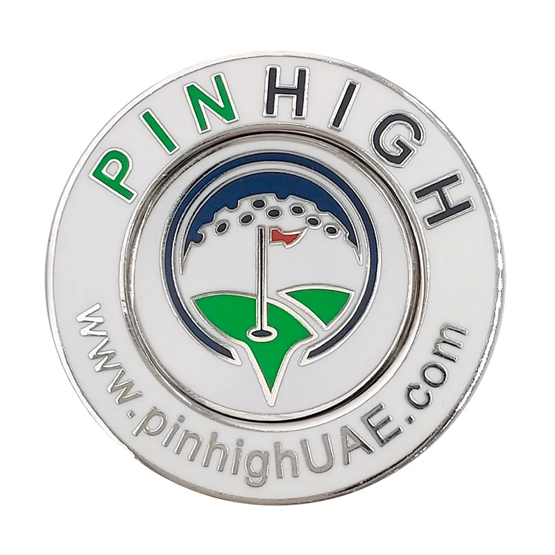 Custom GolfmarkBlank Ball Markers Strong Magnetic Chips Metal Factory Wholesale Mark40mm