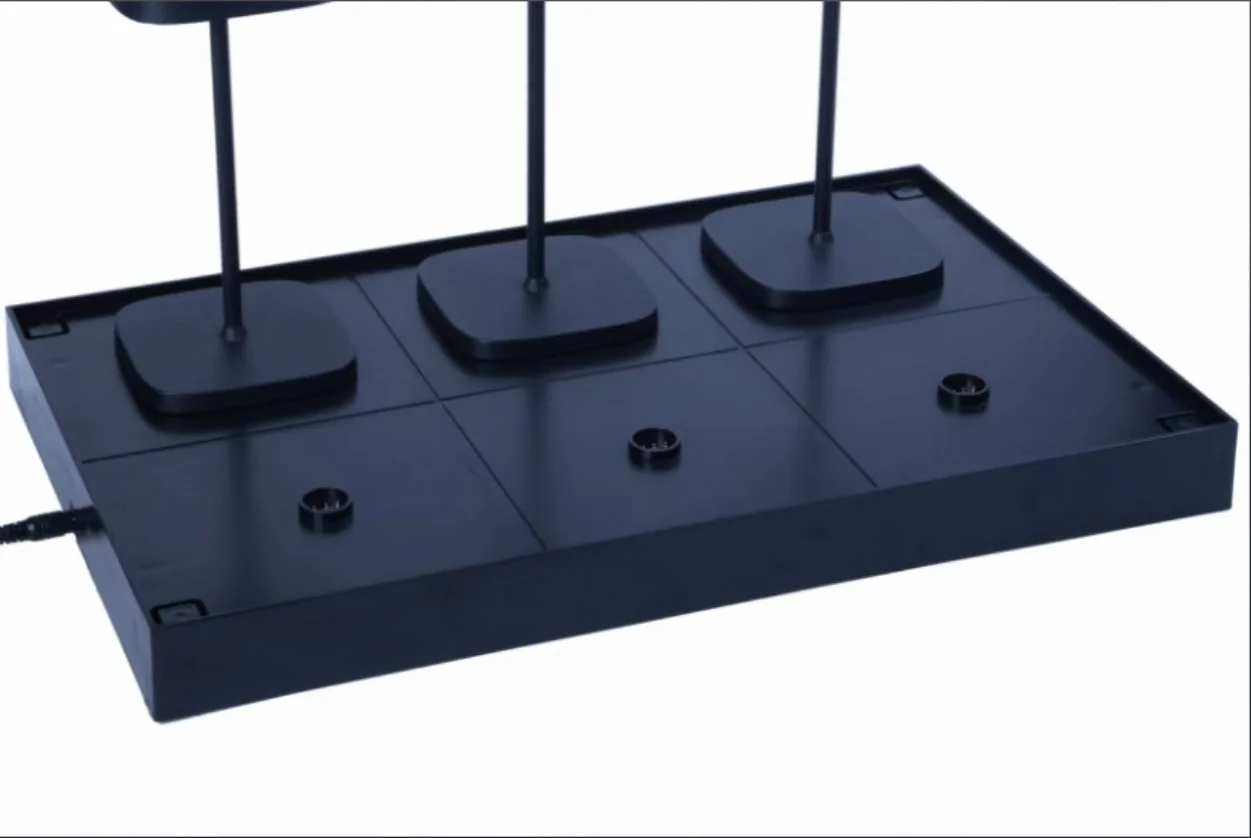 Restaurant LED Battery Touch Cordless Charging Station Rechargeable Wireless Charging Base Table Lamps