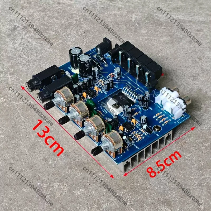 For DC12V Karaoke Audio Amplifier Board Dual Microphone Port Power Amp Module Speaker DIY Modification Accessories view 2