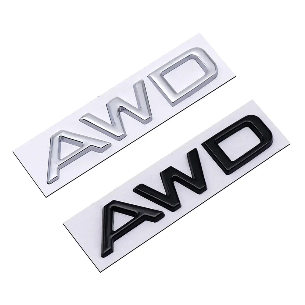 Metal AWD Logo Car Rear Trunk Emblem Sticker for Lexus RX300 NX300h NX NX200T RX350 Body Decal Exterior Accessories view 3