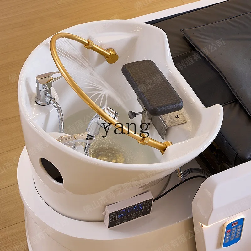 LTT shampoo bed barber shop special automatic water circulation bed with water heater