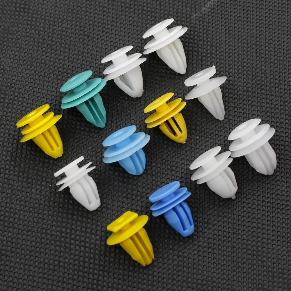 30Pcs Universal Door Trim Panel with Seal Ring Retainer Clips 7mm 8mm 8.5mm 9mm 9.5mm 11mm Hole Car Rivet High-Quality Fastener