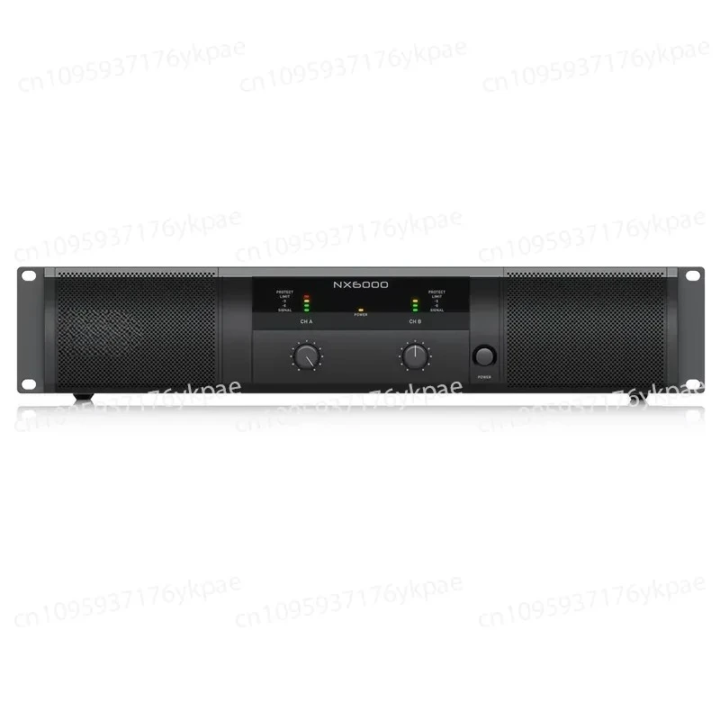 NX6000 2-Channel Power Amplifier 6000 Watts Class D Stage Line Array Speaker PA System, Music Equipment