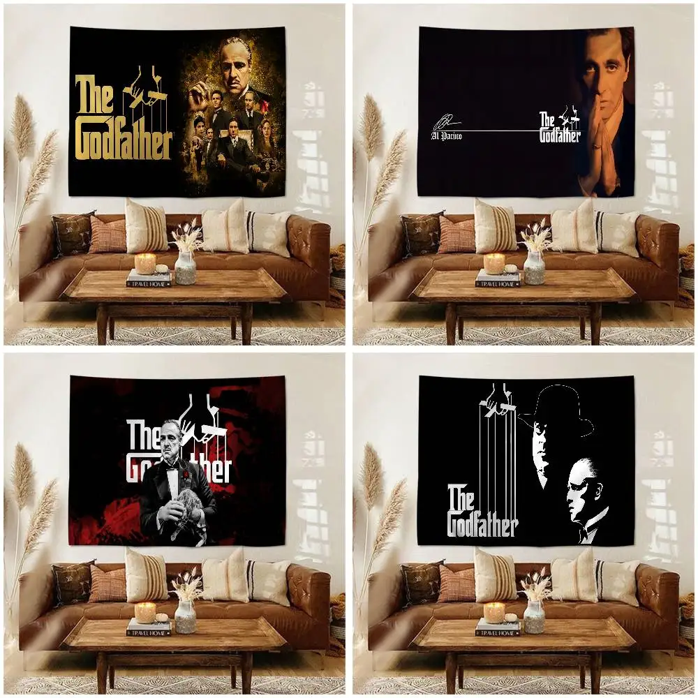 The G-Godfather Movie Anime Tapestry Hanging Tarot Hippie Wall Rugs Dorm Home Decor