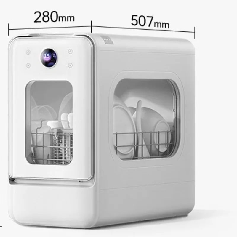 Dishwasher extremely narrow small apartment desktop automatic sterilization disinfection drying integrated small size