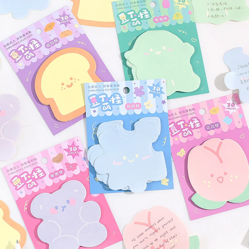 

10packs/LOT Douding Cute Monster series retro creative decoration DIY paper memo pad