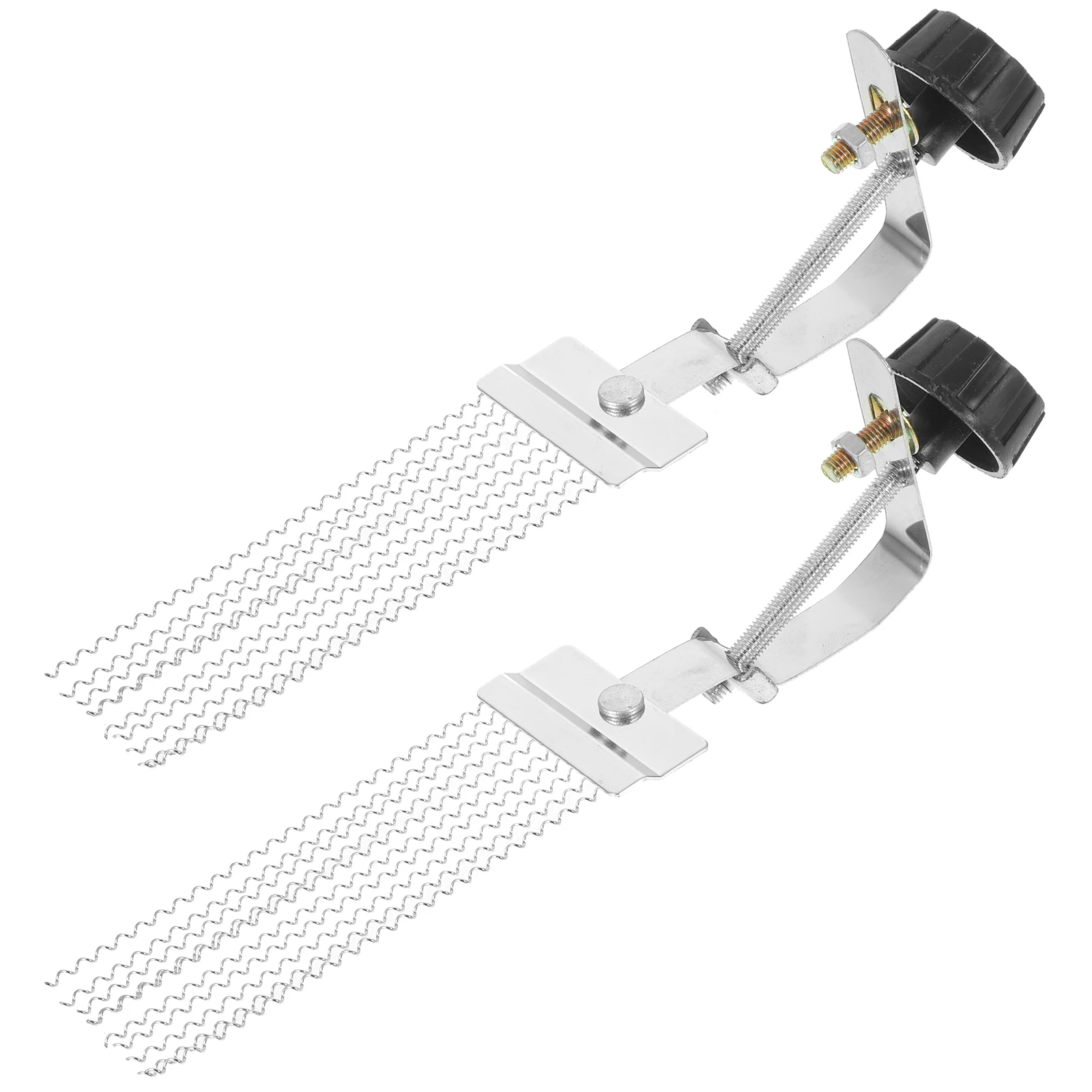 

2 Pcs Snare Wire Half Design Metal Belt for Drum Accessories Replacement Spring Coil Structure Percussion Instrument Drum Kit