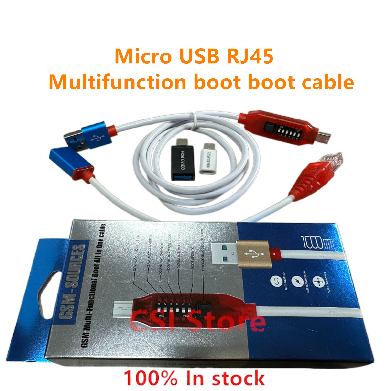 All Boot Cable (EASY SWITCHING) Micro USB RJ45 All in One Multifunction Boot Cable edl cable Umf Cable