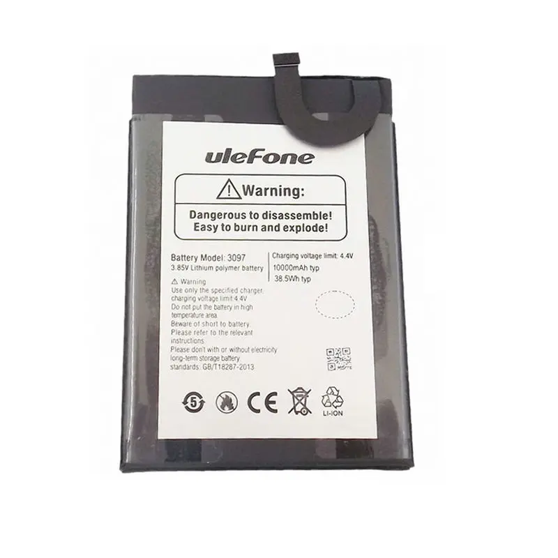 Original Rugged Waterproof Battery for Ulefone Power Armor 14 Pro, 10000mAh, 6.52 \