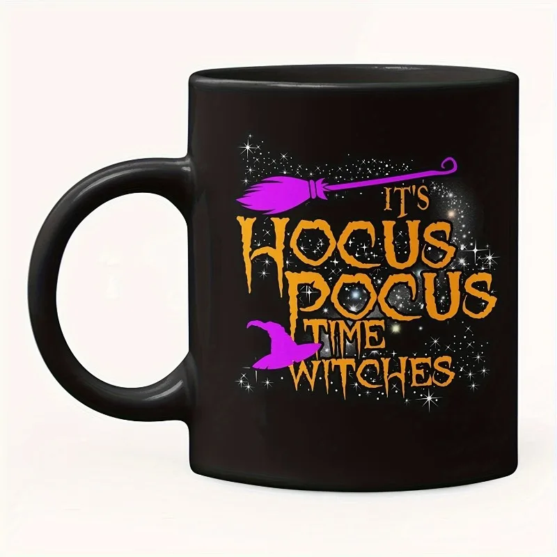 1pc Enchanting Hocus Pocus Ceramic Coffee Mug - Reusable, Recyclable, Sisters Fans, and Coffee Lovers