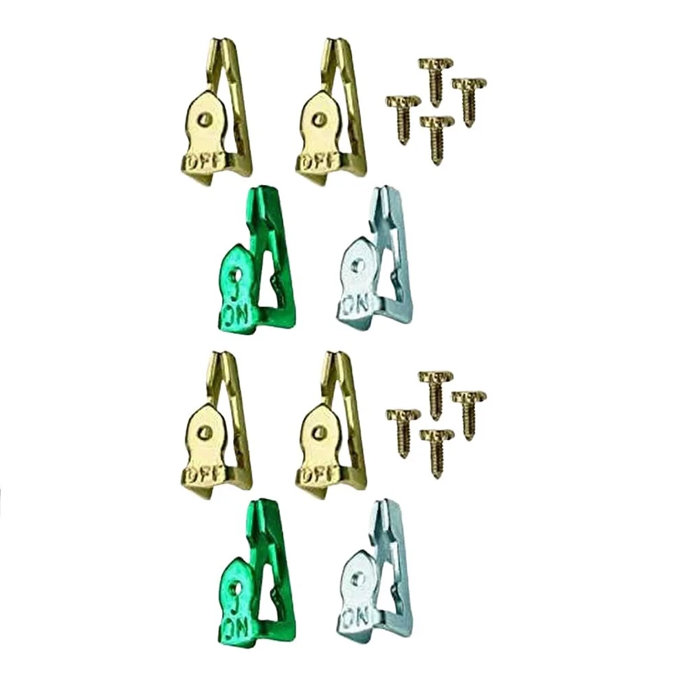 Time Switch Tripper Kit 156T1978A for T100 T7000 WH40 for Series Timers 4 Gold 2 Silver 2 Turquoise Trippers 8 Screws Fast Setup
