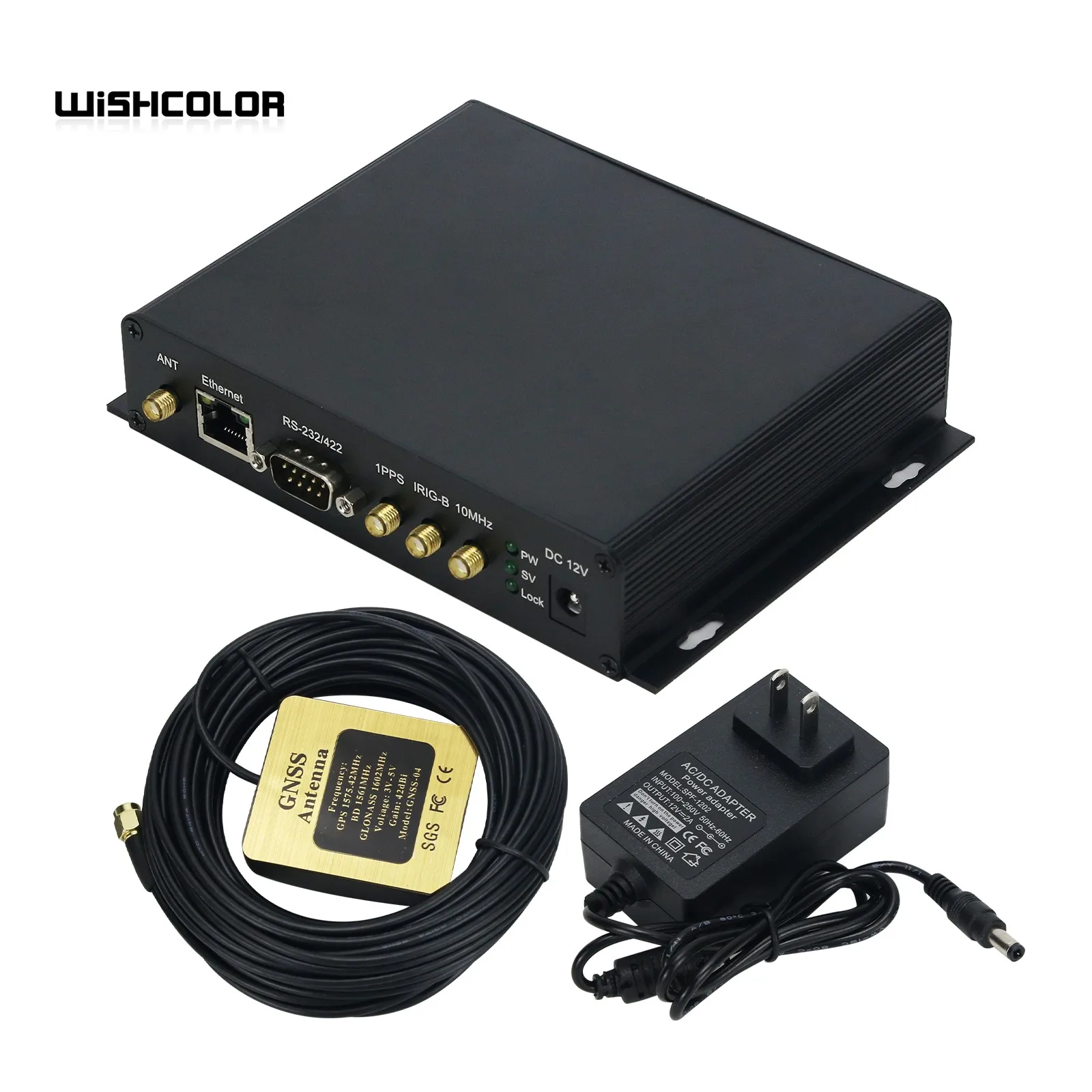 

Wishcolor GPSDO GPS Disciplined Oscillator NTP Server TF-GNSSDO-10 with Ordinary OCXO and 32.8FT Antenna