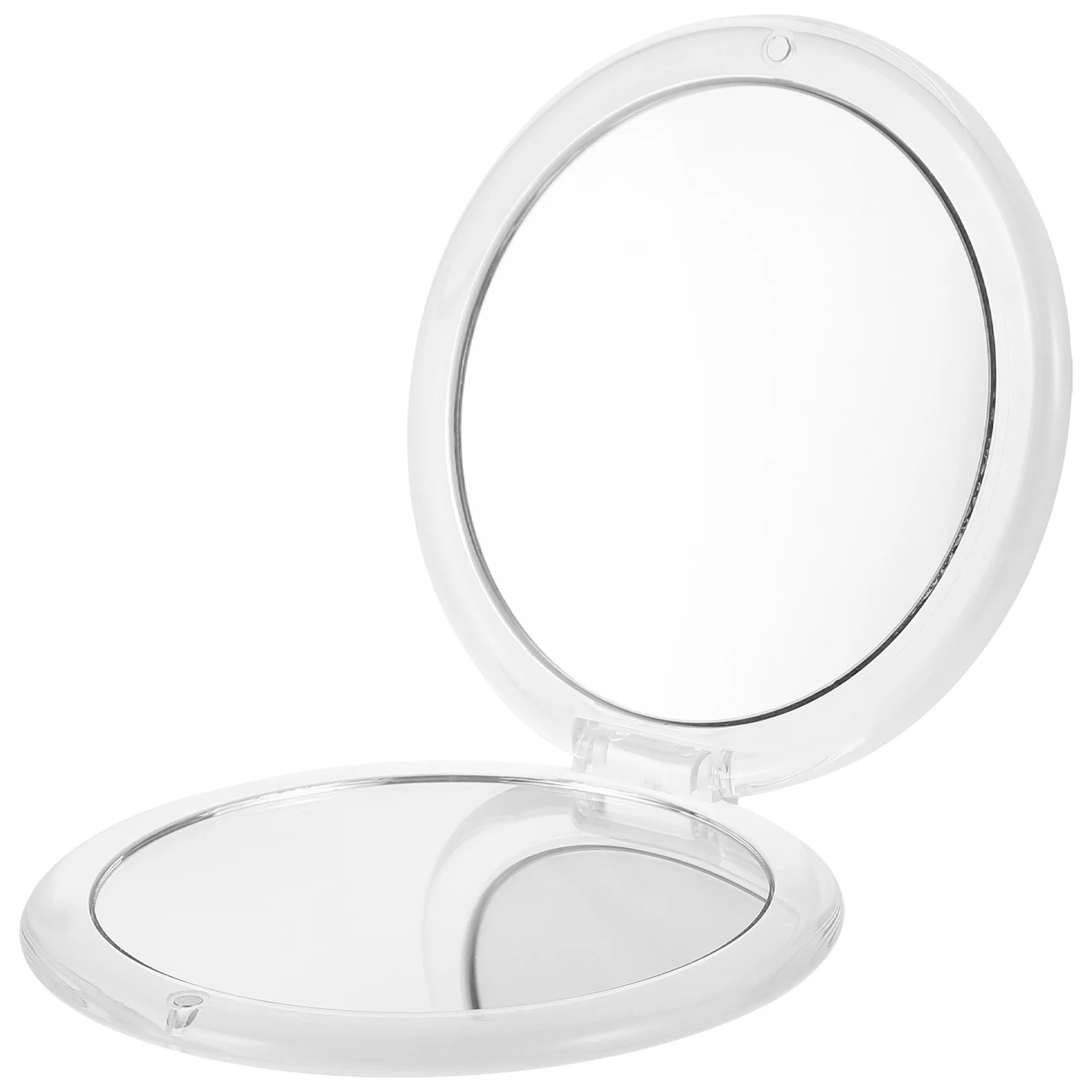 Ergonomiczne lusterko kompaktowe z powiększeniem 10x, dwustronne 1x/10x, idealne w podróży i do codziennego użytku, lusterko kompaktowe, prezent dla druhen.