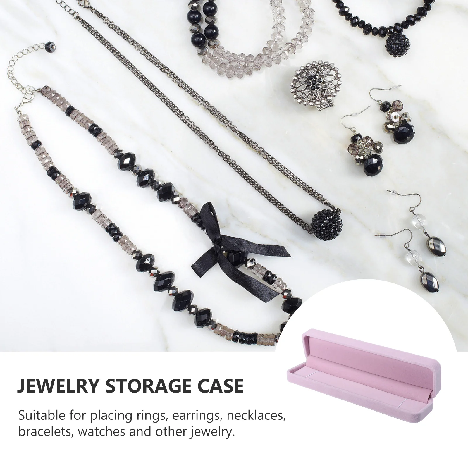 

1Pcs Flannel Jewelry Packaging Box Soft Luster Protection Storage Case for Rings Earrings Necklaces Bracelets Watch Gift Box