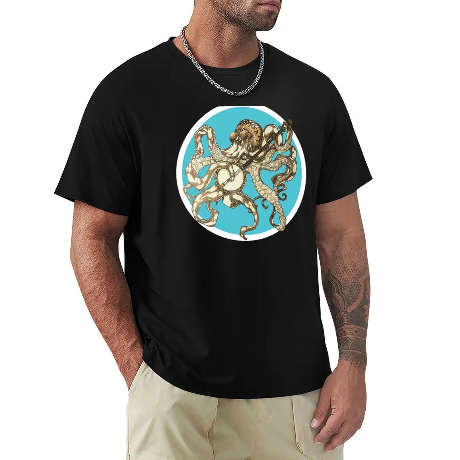 Octopus Band: Banjo T-Shirt shirts graphic tees cute clothes korean fashion t shirts men